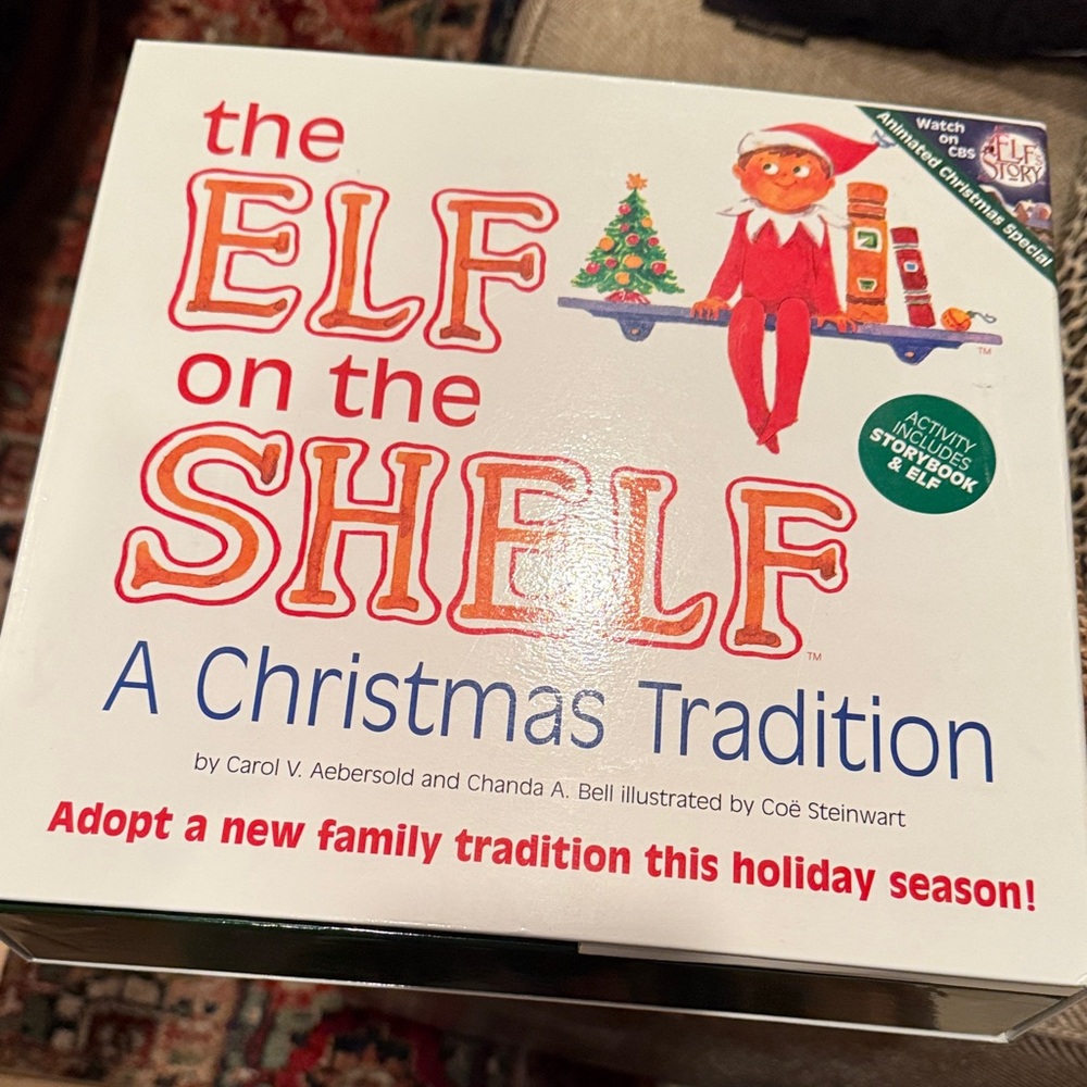 Elf on a shelf- Festive Red Holiday Decor